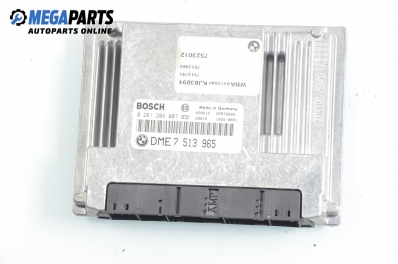 Компютър двигател за BMW 3 Series E46 Sedan (02.1998 - 04.2005) 318 i, 143 к.с., № Bosch 0 261 209 007