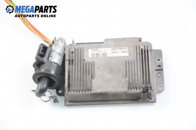 Компютър с контактен ключ за Renault Megane I Hatchback (08.1995 - 12.2004) 1.6 e (BA0F, BA0S), 90 к.с., № Siemens S115300120 B