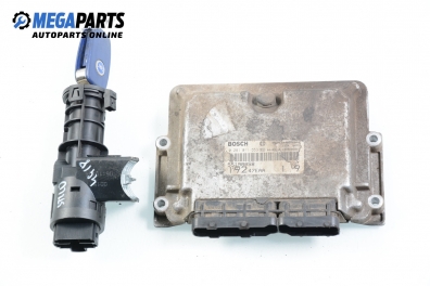 Компютър с контактен ключ за Fiat Stilo Hatchback (10.2001 - 11.2010) 1.9 JTD (192_XE1A), 115 к.с., № Bosch 0 281 011 553