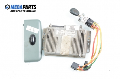 Компютър с контактен ключ за Renault Megane Scenic (10.1996 - 12.2001) 1.6 e (JA0F), 90 к.с., № Siemens S115300202 A