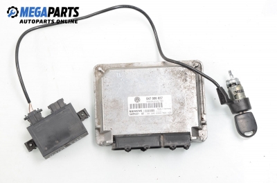 Компютър с контактен ключ и имобилайзер за Volkswagen Lupo Hatchback (09.1998 - 07.2005) 1.0, 50 к.с., № 047 906 027
