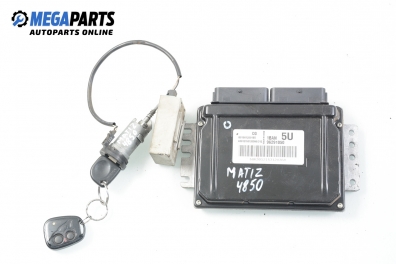 Компютър с контактен ключ и имобилайзер за Daewoo Matiz Hatchback (09.1998 - 01.2005) 0.8, 52 к.с., № 96291050