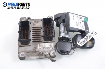 Компютър с контактен ключ и имобилайзер за Opel Corsa C Hatchback (09.2000 - 12.2009) 1.0, 60 к.с., № Bosch 0 261 207 720