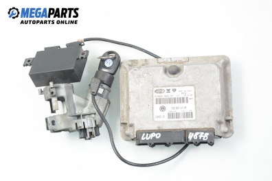 Компютър с контактен ключ и имобилайзер за Volkswagen Lupo Hatchback (09.1998 - 07.2005) 1.4 16V, 75 к.с., № 036 906 014 AM