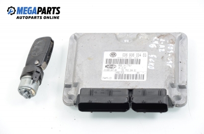 Компютър с контактен ключ за Audi A2 Hatchback (02.2000 - 08.2005) 1.4, 75 к.с., № 036 906 034 EG
