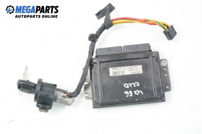 Компютър с контактен ключ за Renault Clio II Hatchback (09.1998 - 09.2005) 1.6 16V (BB01, BB0H, BB0T, BB14, BB1D, BB1R, BB2KL...), 107 к.с., № Siemens 110030004