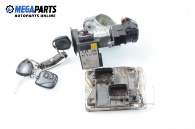 Компютър с контактен ключ и имобилайзер за Opel Corsa B Hatchback (03.1993 - 12.2002) 1.0 i 12V, 54 к.с., № Bosch 0 261 204 058