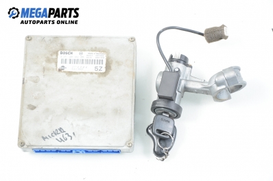 Компютър с контактен ключ и четец за Nissan Micra II Hatchback (01.1992 - 02.2003) 1.0 i 16V, 54 к.с., № Bosch 0 261 203 982