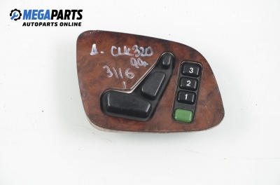 Бутони реглаж ел. седалка за Mercedes-Benz CLK-Class Coupe (C208) (06.1997 - 09.2002), позиция: дясна