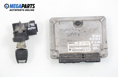 Компютър с контактен ключ за Opel Astra G Estate (02.1998 - 12.2009) 2.0 DTI 16V, 101 к.с., № Bosch 0 281 010 050
