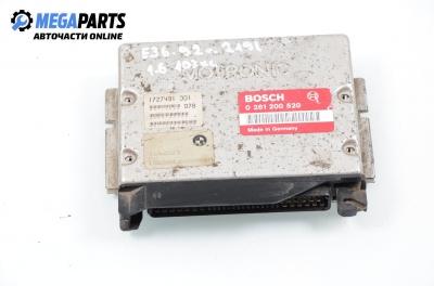 Компютър двигател за BMW 3 Series E36 Sedan (09.1990 - 02.1998) 316 i, 100 к.с., № BOSCH 0 261 200 520