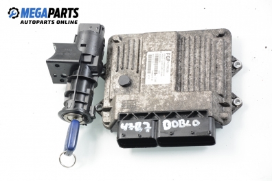 Компютър с контактен ключ за Fiat Doblo Cargo (11.2000 - 02.2010) 1.3 JTD 16V, 70 к.с., № FGP 51758208