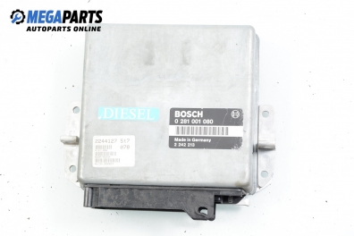 Компютър двигател за BMW 5 Series E34 Sedan (12.1987 - 11.1995) 524 td, 115 к.с., № Bosch 0 281 001 080