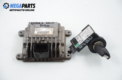 Компютър с контактен ключ и имобилайзер за Opel Astra G Hatchback (02.1998 - 12.2009) 1.7 DTI 16V, 75 к.с., № 16267710