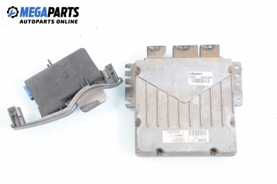Компютър с четец и карта за Renault Laguna II Hatchback (03.2001 - 12.2007) 2.0 16V IDE (BG0N), 140 к.с., № Siemens S110919502 J