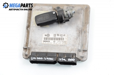 Компютър с контактен ключ за Volkswagen Golf IV Hatchback (08.1997 - 06.2005) 1.9 TDI, 115 к.с., №  038 906 019 AM