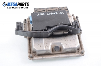 Компютър с четец и карта за Renault Laguna II Grandtour (03.2001 - 12.2007) 1.9 dCi (KG0G), 120 к.с., № Bosch 0 281 010 556
