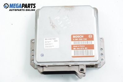 Компютър двигател за Peugeot 306 Hatchback (01.1993 - 10.2003) 1.4, 75 к.с., № Bosch 0 261 200 732