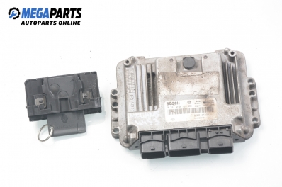Компютър с четец и карта за Renault Megane II Hatchback (07.2001 - 10.2012) 1.9 dCi (BM0G, CM0G), 120 к.с., № Bosch 0 28J 010 769