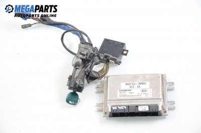 Компютър с контактен ключ и имобилайзер за Kia Rio Sedan I (07.2000 - 04.2006) 1.5 16V, 98 к.с., № 39110-2X066