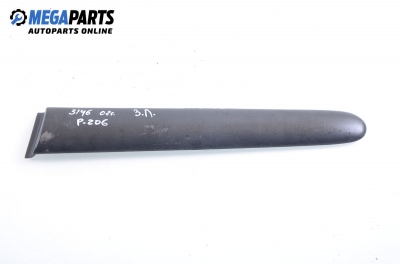 Външни лайсни за Peugeot 206 Hatchback (08.1998 - 12.2012), хечбек, позиция: задна, лява