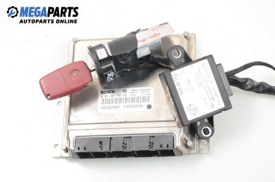 Компютър с контактен ключ и имобилайзер за Alfa Romeo 166 (936) (09.1998 - 06.2007) 2.4 JTD (936A2A), 136 к.с., № Bosch 0 281 001 787