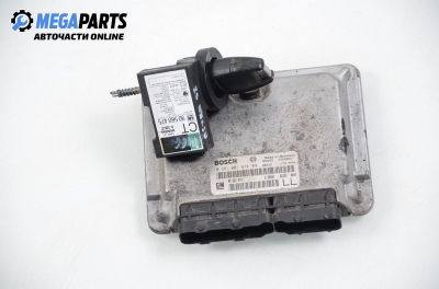 Компютър с контактен ключ и четец за Opel Astra G Hatchback (02.1998 - 12.2009) 2.0 DI, 82 к.с., № Bosch 0 281 001 674