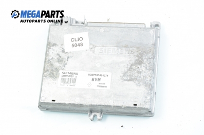 Компютър двигател за Renault Clio I Hatchback (05.1990 - 09.1998) 1.2 (B/C57R), 54 к.с., № HOM7700864274