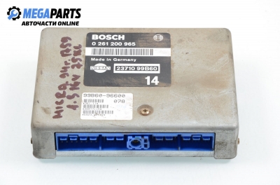 Компютър двигател за Nissan Micra II Hatchback (01.1992 - 02.2003) 1.3 i 16V, 75 к.с., № Bosch 0 261 200 965