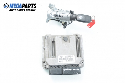 Компютър с контактен ключ за Volkswagen Touran Minivan (02.2003 - 05.2010) 1.6 FSI, 115 к.с., № Bosch 0 261 S02 042