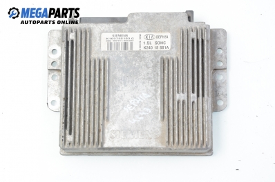 Компютър двигател за Kia Sephia Sedan (01.1992 - 05.2000) 1.5 i, 80 к.с., № Siemens K 103735103 G