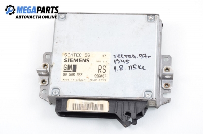 Компютър двигател за Opel Vectra B Estate (11.1996 - 07.2003) 1.8 i 16V, 115 к.с., № GM 90 506 365