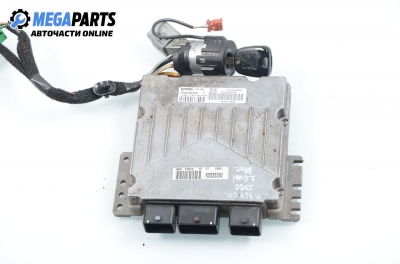 Компютър с контактен ключ за Peugeot 307 Hatchback (08.2000 - 12.2012) 2.0 HDi 90, 90 к.с., № 5WS40020F-T
