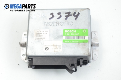 Компютър двигател за BMW 3 Series E30 Touring (07.1987 - 10.1994) 318 i, 115 к.с., № Bosch 0 261 200 387