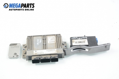Компютър с четец и карта за Renault Laguna II Hatchback (03.2001 - 12.2007) 1.8 16V (BG0B, BG0M), 120 к.с., № Sagem 8200045893