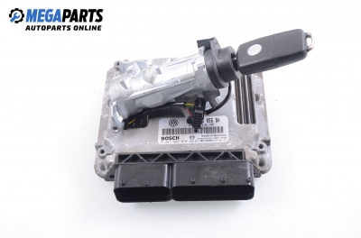 Компютър с контактен ключ за Volkswagen Golf V Hatchback (10.2003 - 02.2009) 1.6 FSI, 115 к.с., № Bosch 0 261 S02 070