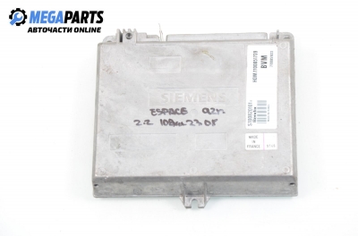 Компютър двигател за Renault Espace II Minivan (01.1991 - 12.1996) 2.2 (J/S637, J63G), 108 к.с., № S100820101