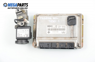 Компютър с контактен ключ и имобилайзер за Nissan Primera Traveller II (06.1996 - 01.2002) 2.0 TD, 90 к.с., № Bosch 0 281 010 316