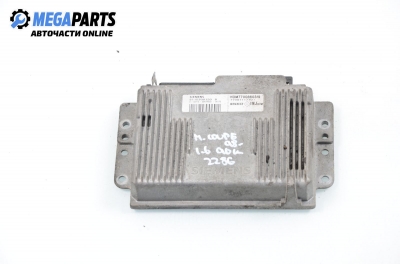 Компютър двигател за Renault Megane I Coach (03.1996 - 08.2003) 1.6 e (DA0F), 90 к.с., № S115300120B