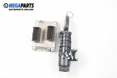Компютър с контактен ключ за Alfa Romeo 147 Hatchback (2000-11-01 - 2010-03-01) 1.6 16V T.SPARK ECO (937AXA1A), 105 к.с., № Bosch 0 261 206 714