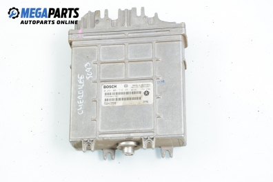 Компютър двигател за Jeep Cherokee SUV II (09.1983 - 09.2001) 2.5 TD, 116 к.с., № Bosch 0 281 001 718