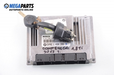 Компютър с контактен ключ за BMW 3 Series E46 Compact (06.2001 - 02.2005) 318 ti, 143 к.с., № Bosch 0 261 209 001