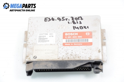 Компютър двигател за BMW 3 Series E36 Sedan (09.1990 - 02.1998) 318 is, 140 к.с., № BOSCH 0 261 203 590