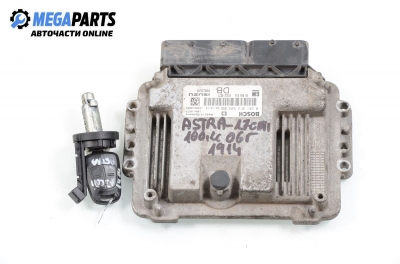 Компютър с контактен ключ за Opel Astra H Hatchback (01.2004 - 05.2014) 1.7 CDTI, 100 к.с., № Bosch 0 281 012 694