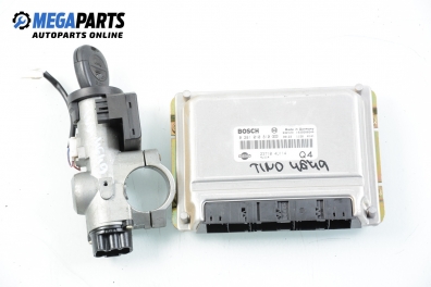 Компютър с контактен ключ и четец за Nissan Almera TINO (12.1998 - 02.2006) 2.2 dCi, 115 к.с., № Bosch 0 281 010 810