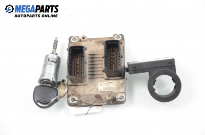 Компютър с контактен ключ и имобилайзер за Opel Corsa C Hatchback (09.2000 - 12.2009) 1.2, 75 к.с., № Bosch 0 261 207 423