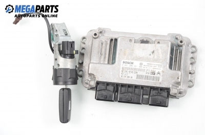 Компютър с контактен ключ за Citroen C4 Hatchback II (11.2004 - 12.2013) 1.6 16V, 109 к.с., № Bosch 0 261 208 491