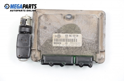 Компютър с контактен ключ за Volkswagen Golf IV Hatchback (08.1997 - 06.2005) 1.9 TDI, 110 к.с., № Bosch 0 281 001 846