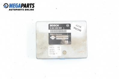 Компютър двигател за Nissan Micra II Hatchback (01.1992 - 02.2003) 1.0 i 16V, 54 к.с., № Bosch 0 261 200 959