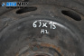 Стоманени джанти за Peugeot 406 Sedan (08.1995 - 01.2005) 15 цола, ширина 6 (Цената е за комплекта)
